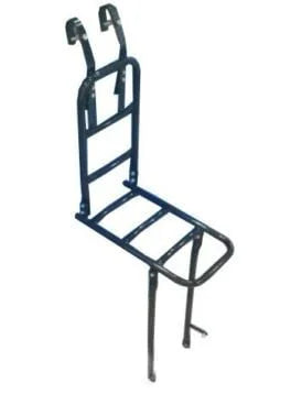 Lastpak Fietsvoordrager met steun - 24"/ 28" - Zwart