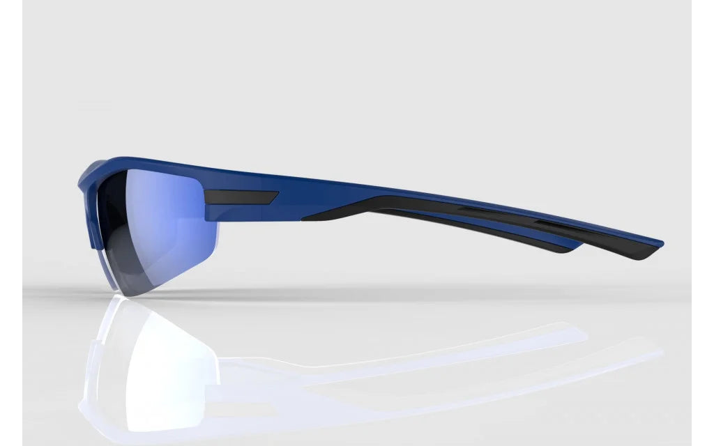 Mirage Sportbril / Fietsbril met 3 paar lenzen - Blauw / Zwart