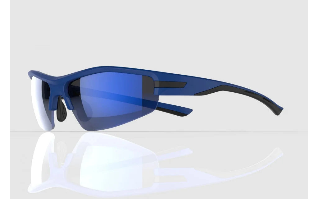 Mirage Sportbril / Fietsbril met 3 paar lenzen - Blauw / Zwart
