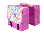 Nietverkeerd Dubbele Fietstas Bisonyl - Roze - Hands