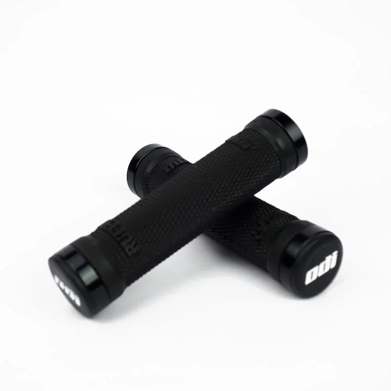 BMX / MTB Ruffian Loc-On Grip handvatten - 130mm - Zwart