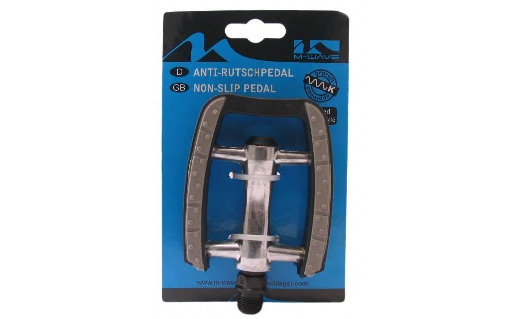 Pedals Anti-Slip M-Wave Alu-Silver