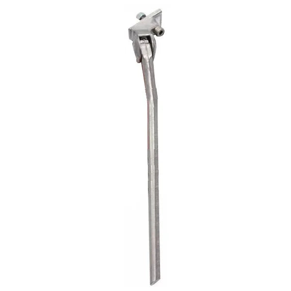 Fietsstandaard Simson Basic smalle plaat 28 inch - zilver