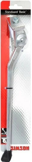 Fietsstandaard Simson Basic brede plaat 28 inch - Zilver