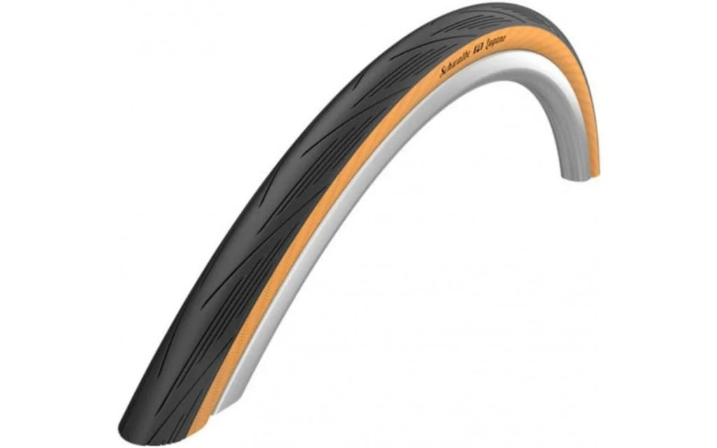 Buitenband Schwalbe Lugano 2 K-Guard 28 x 1.00" / 25-622 - zwart met beige strepen