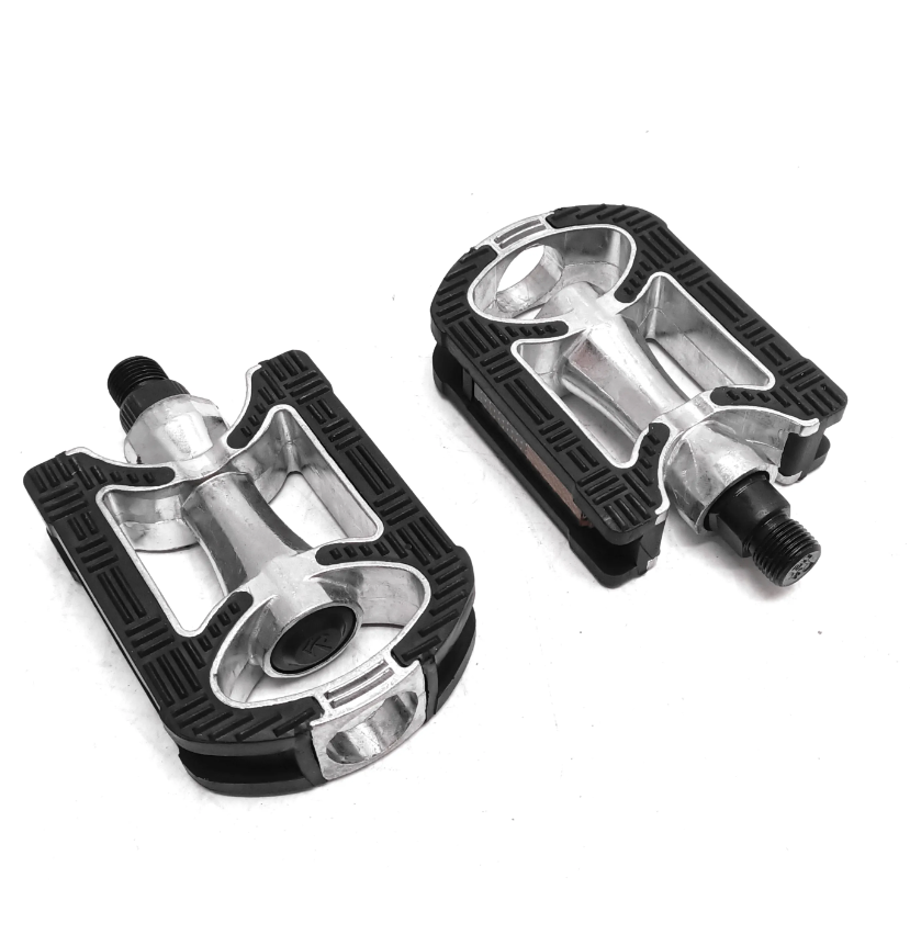 Falkx Alloy pedals 9/16" - Black - Silver