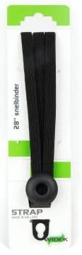 Triobinder Widek Eye 12/12mm met zwarte stalen platen - zwart/zwart