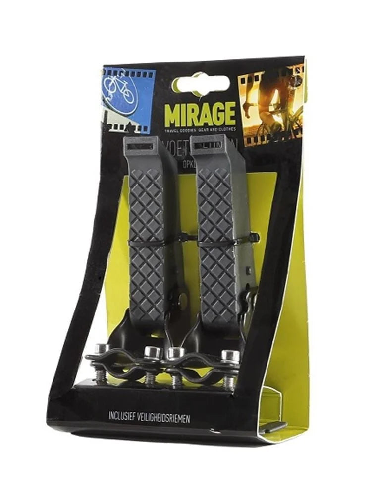Mirage Footpegs with Rubber Strap - Rear Fork