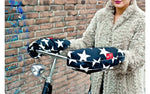 Wobs Handwarmers Black White Stars - Handrem Versie