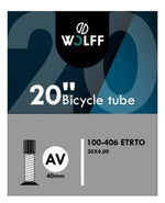 Binnenband FATBIKE 20x4.00 - 100-406 - Autoventiel 40mm