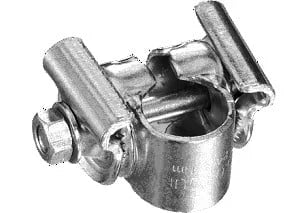 Saddle strap - silver